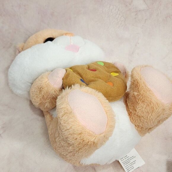 Peek A Boo Hamster Plush Cookie 14" Stuffed Animal Gerbil Chipmunk - Picture 8 of 8